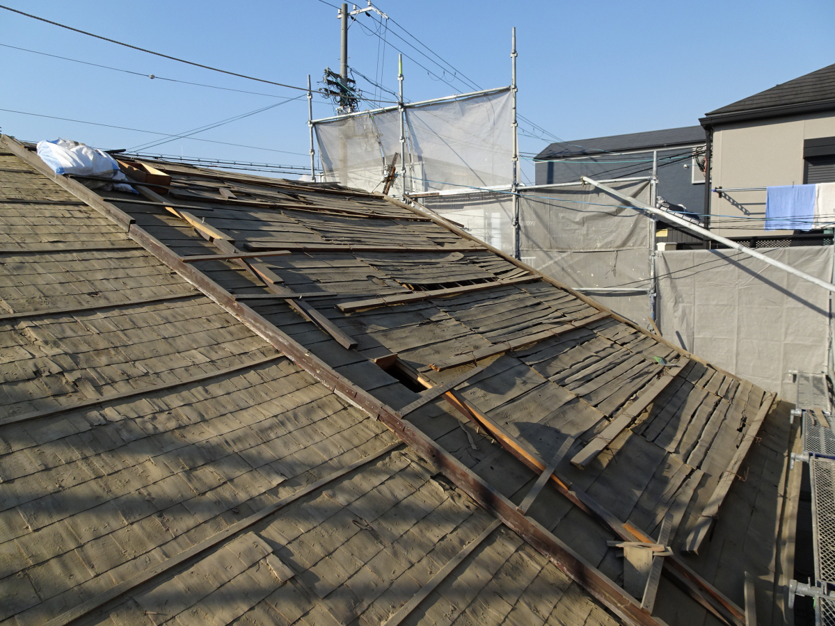 KAGIGARASUの瓦葺き替えの施工前の写真1