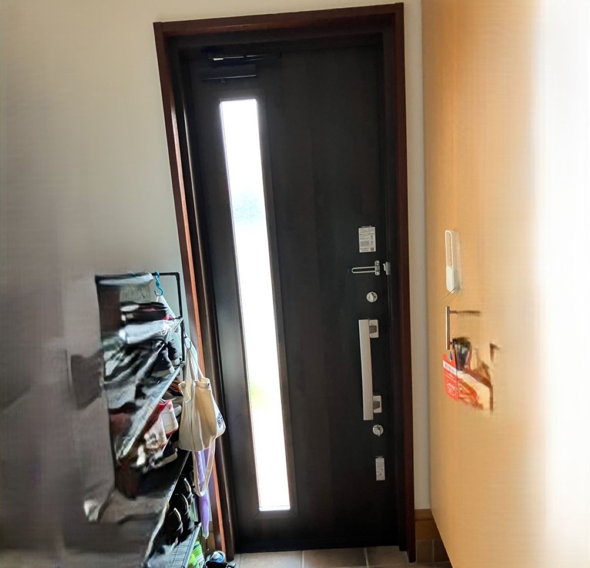 MBT栗原 若柳店のリシェント玄関ドアP77型の施工後の写真3