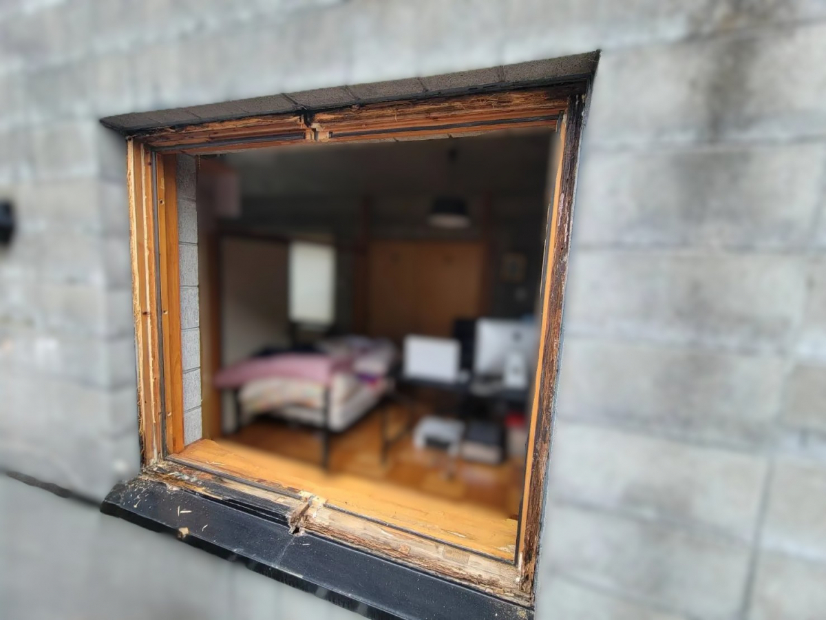 小玉硝子 千歳店の【北海道】胆振のサッシ工事なら小玉硝子へ！防犯・防音も窓リフォームで解決の施工前の写真2