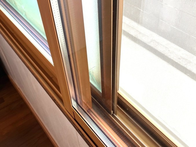 千葉南トーヨー住器のキッチンの北側に内窓の施工後の写真2