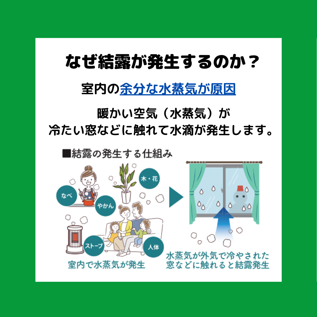 窓の結露に要注意！ フェニックストーヨー住器のブログ 写真1