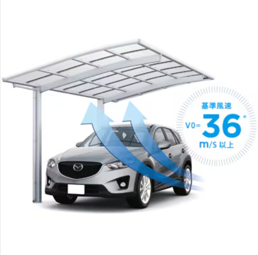 フェニックストーヨー住器の【カーポート フーゴ】新たに取付けました！の施工事例詳細写真1