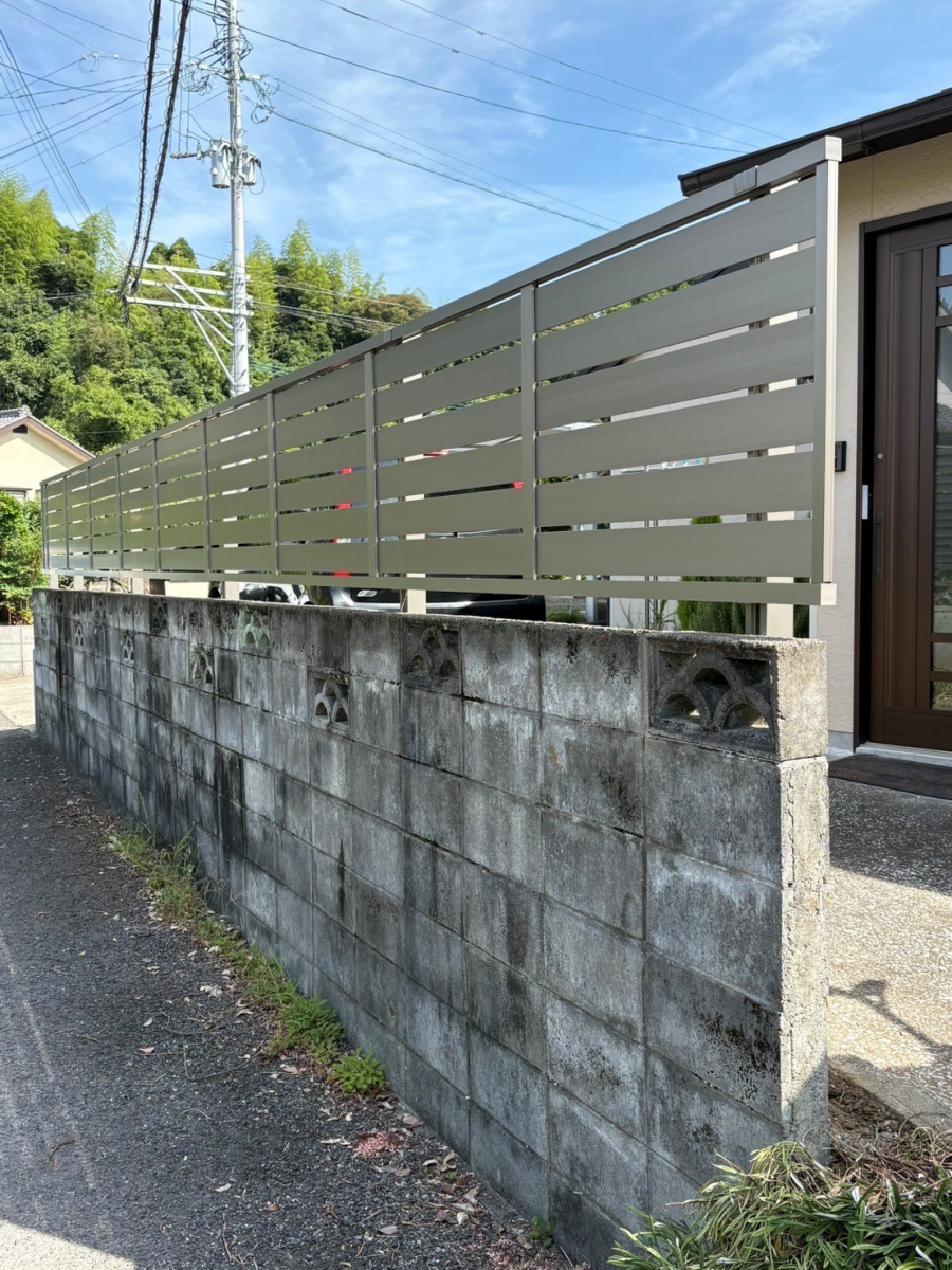 フェニックストーヨー住器の【フェンス】安心・快適なお庭に!の施工後の写真2