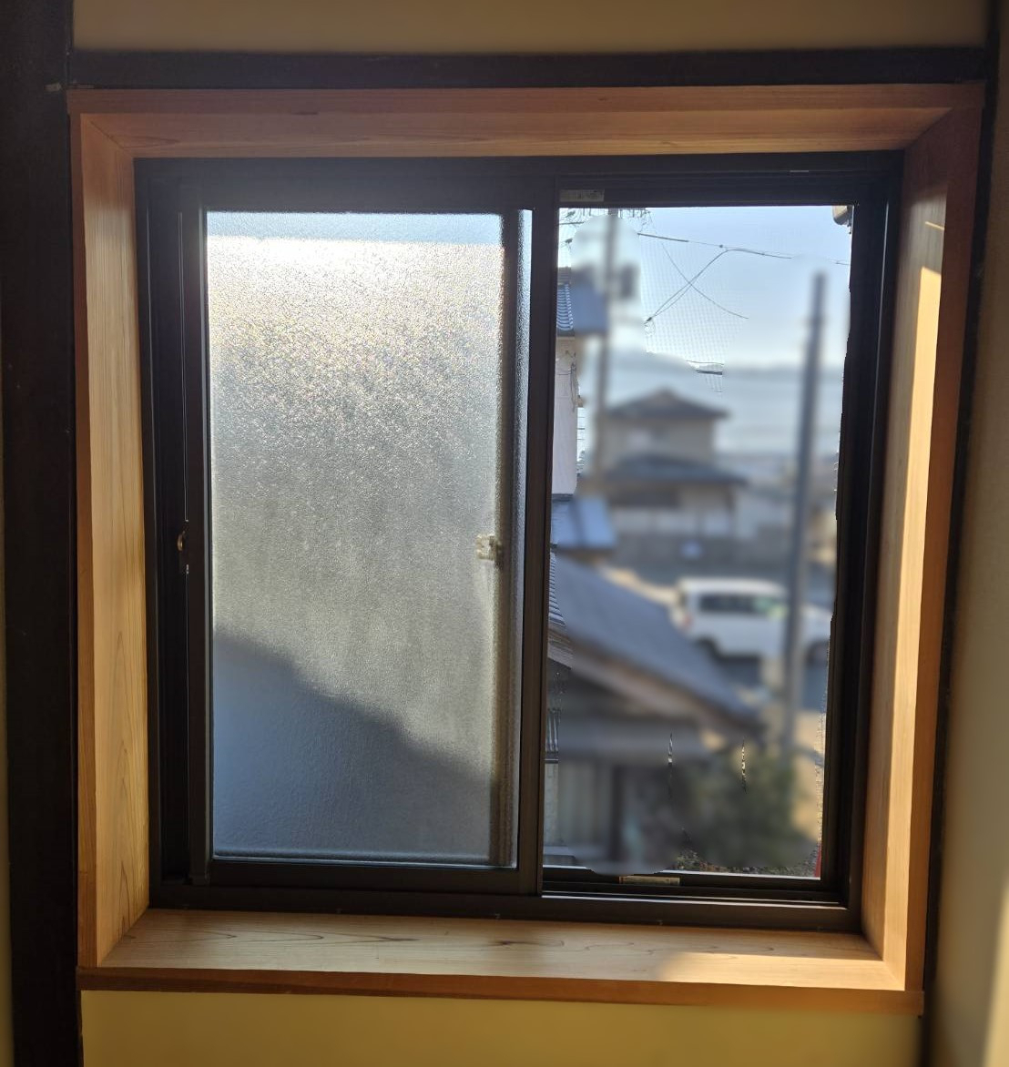 水島アルミトーヨー住器の内窓設置 インプラスの施工前の写真2