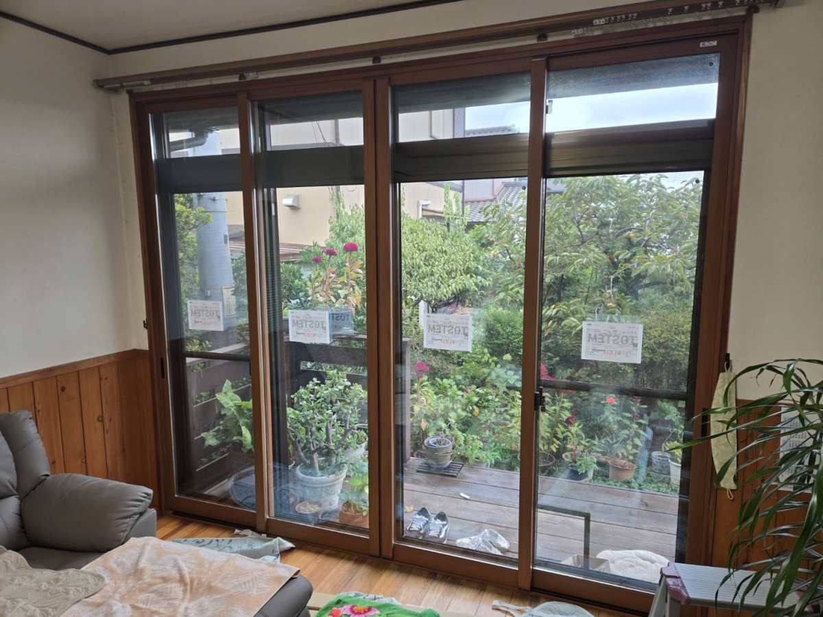 水島アルミトーヨー住器の内窓 インプラス取付けの施工後の写真1