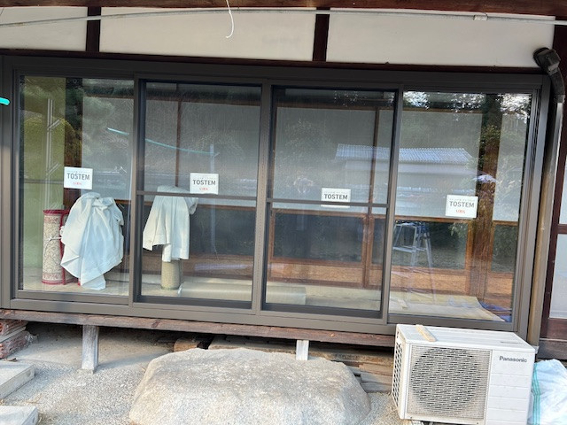 水島アルミトーヨー住器の取替窓　リプラスの施工後の写真1