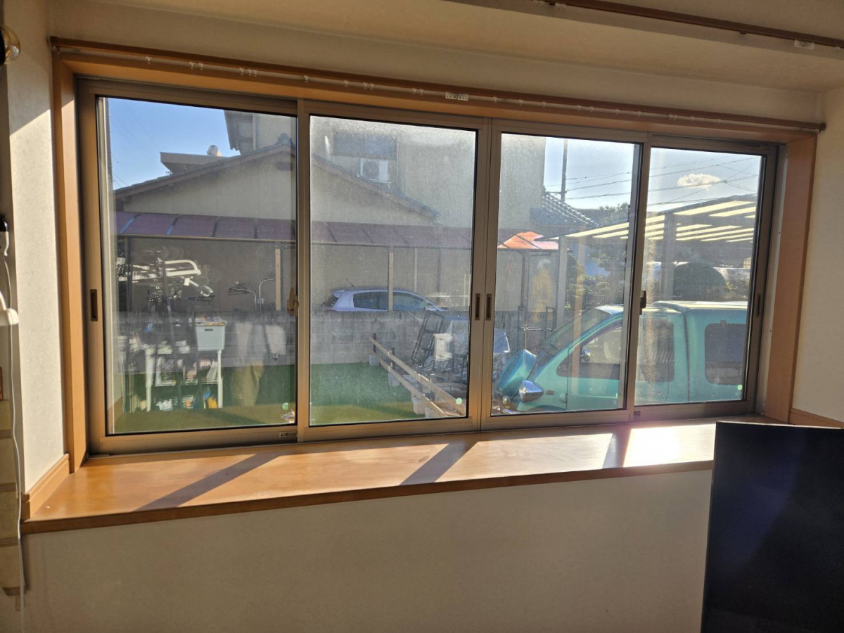 水島アルミトーヨー住器の断熱性に優れた窓　インプラスの施工前の写真1