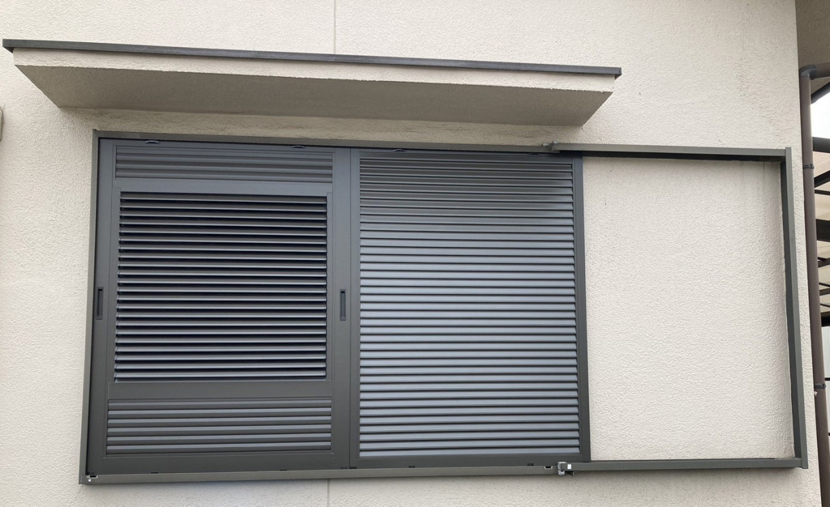 水島アルミトーヨー住器の雨戸をアップデートの施工後の写真1