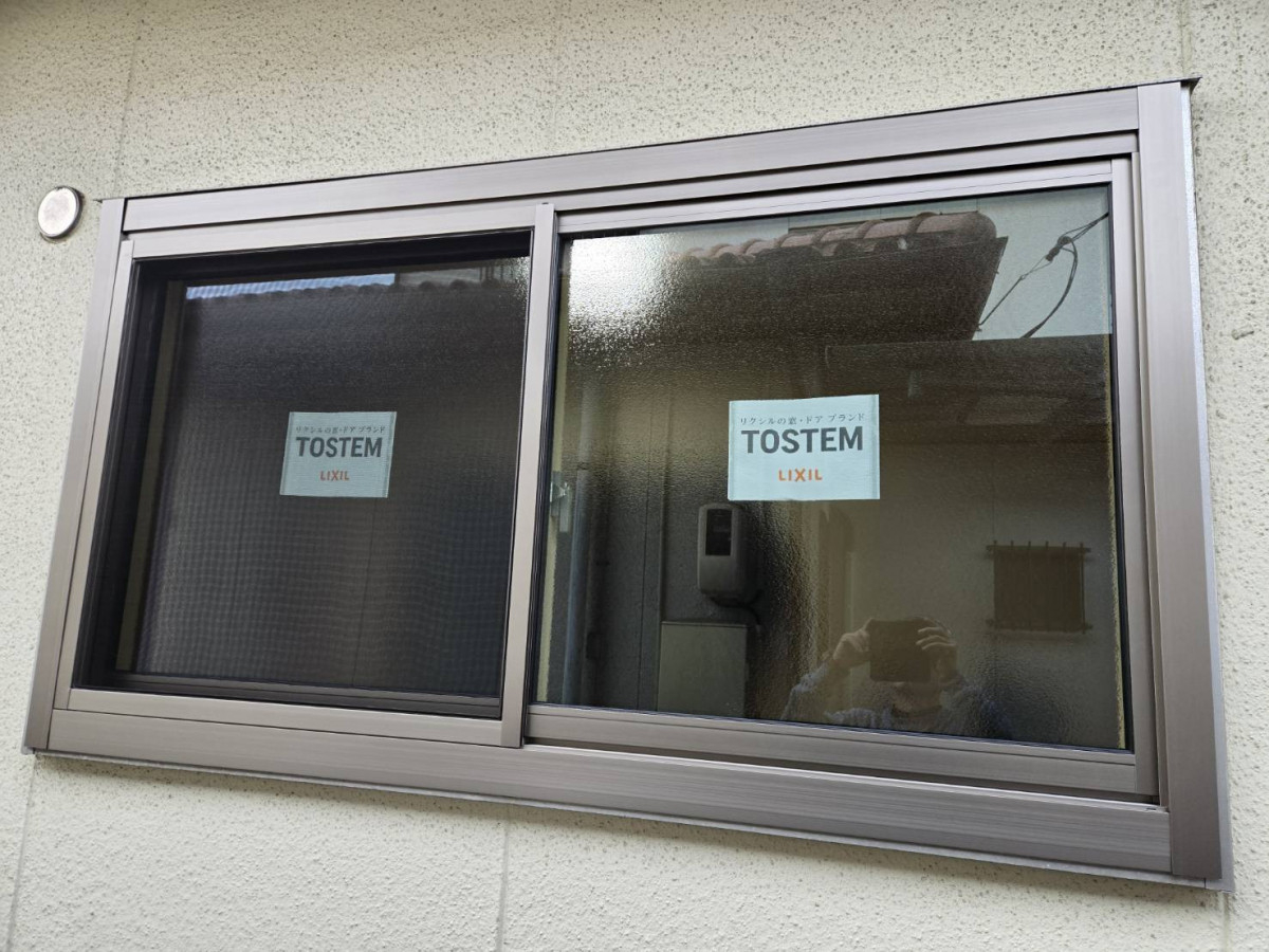 水島アルミトーヨー住器の壁を壊さず１日で窓リフォームの施工後の写真1
