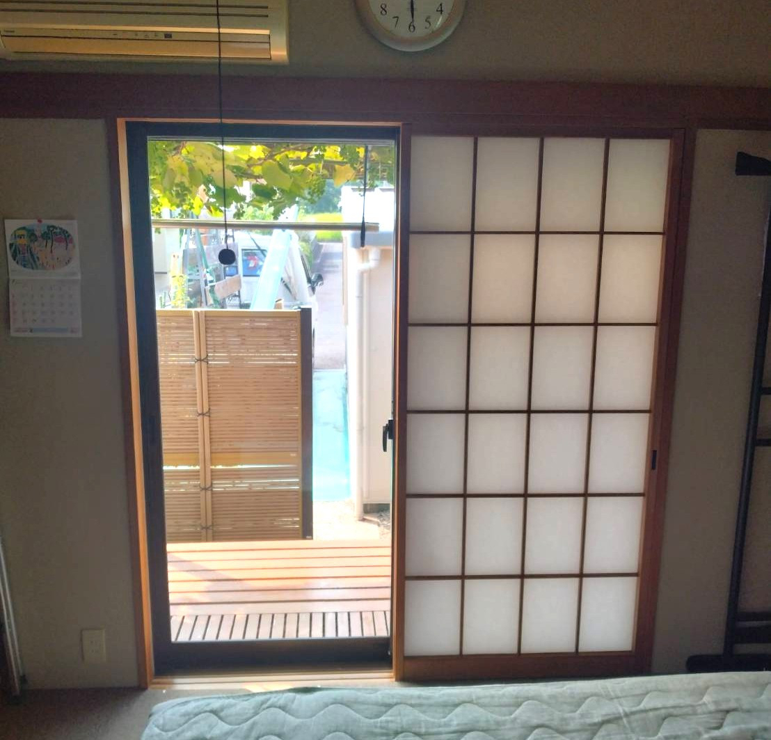 クボガラスの和障子→和紙調の内窓へ！の施工前の写真1