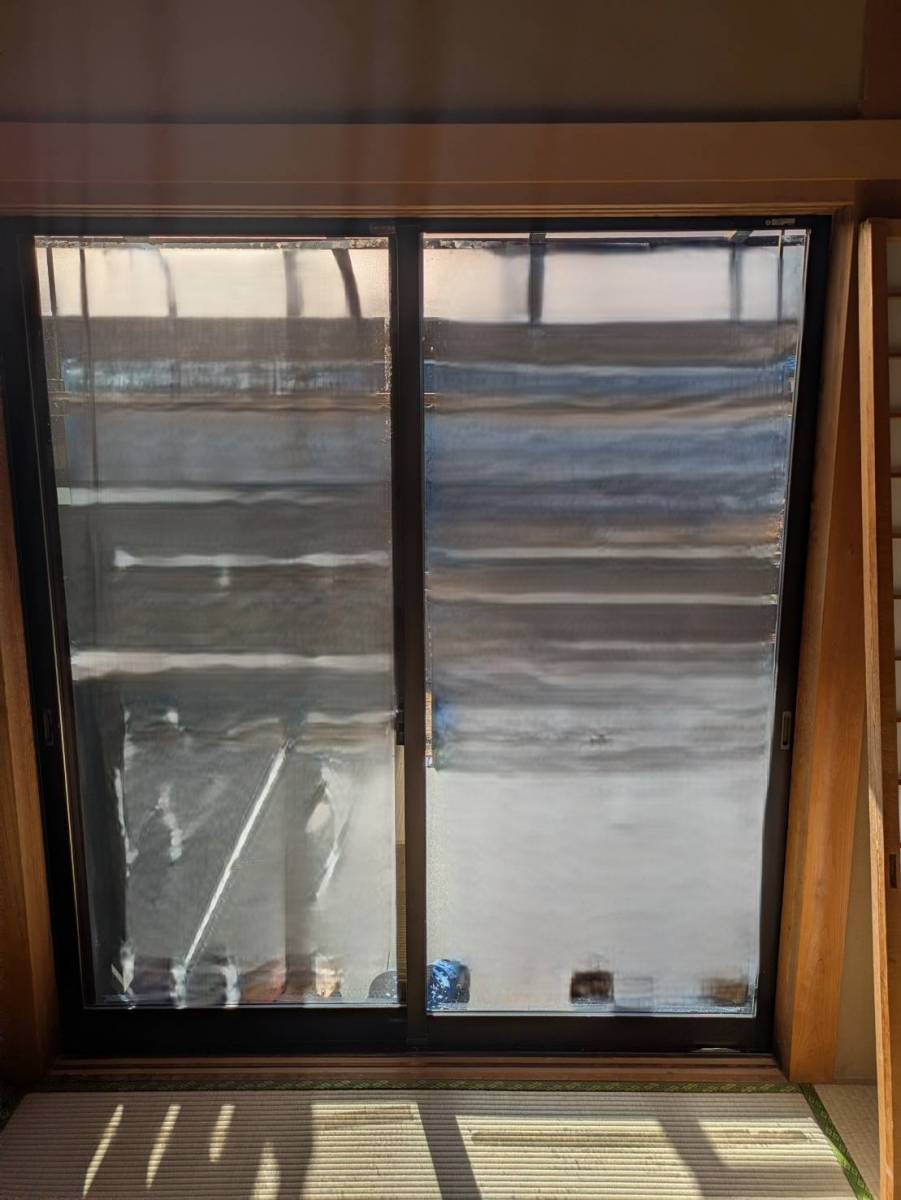 クボガラスの和紙調内窓でほっとする冬時間 🍵の施工前の写真1