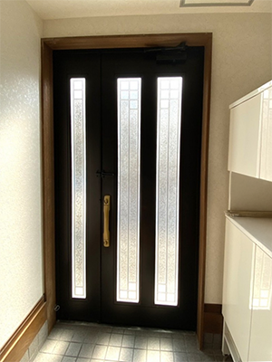 【施工事例】玄関ドアも電子錠で快適に REGALO（レガロ）のブログ 写真2