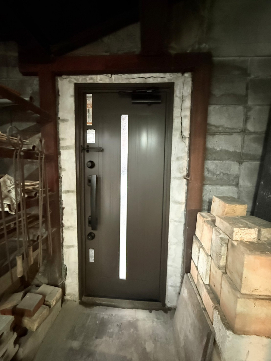 REGALO（レガロ）の電子錠つけました☆勝手口ドアの防犯性をあげたい！の施工後の写真2