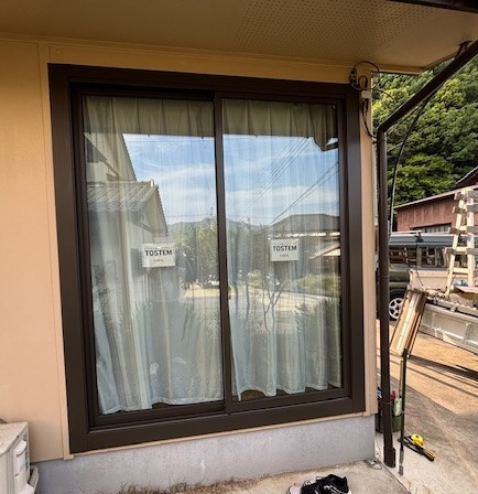 大西アルミ建材 京丹後店の「カバー工法」で簡単窓リフォームの施工後の写真1