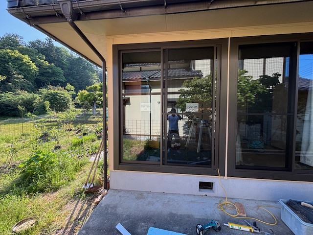 大西アルミ建材 京丹後店の「カバー工法」で簡単窓リフォームの施工後の写真3