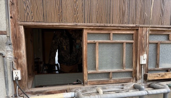 大西アルミ建材 京丹後店の古民家改修の施工前の写真2