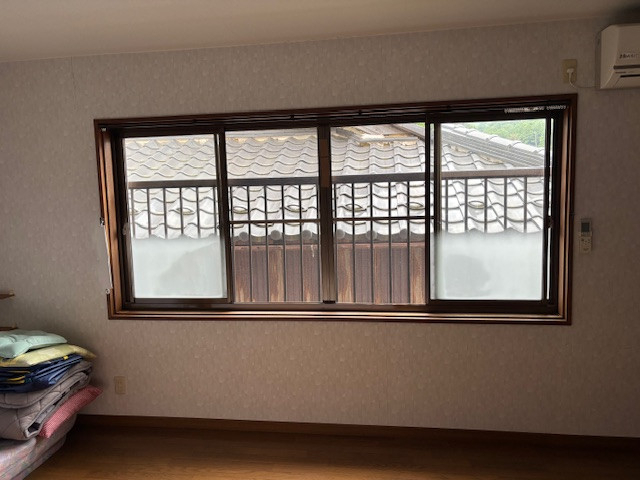 大西アルミ建材 京丹後店の省エネ対策に断熱窓の施工前の写真1