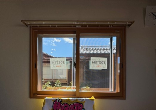 大西アルミ建材 京丹後店の寒さ対策のつもりが・・実は夏も良かった😆の施工後の写真2