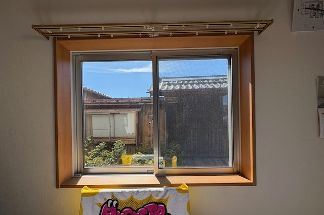 大西アルミ建材 京丹後店の寒さ対策のつもりが・・実は夏も良かった😆の施工前の写真2