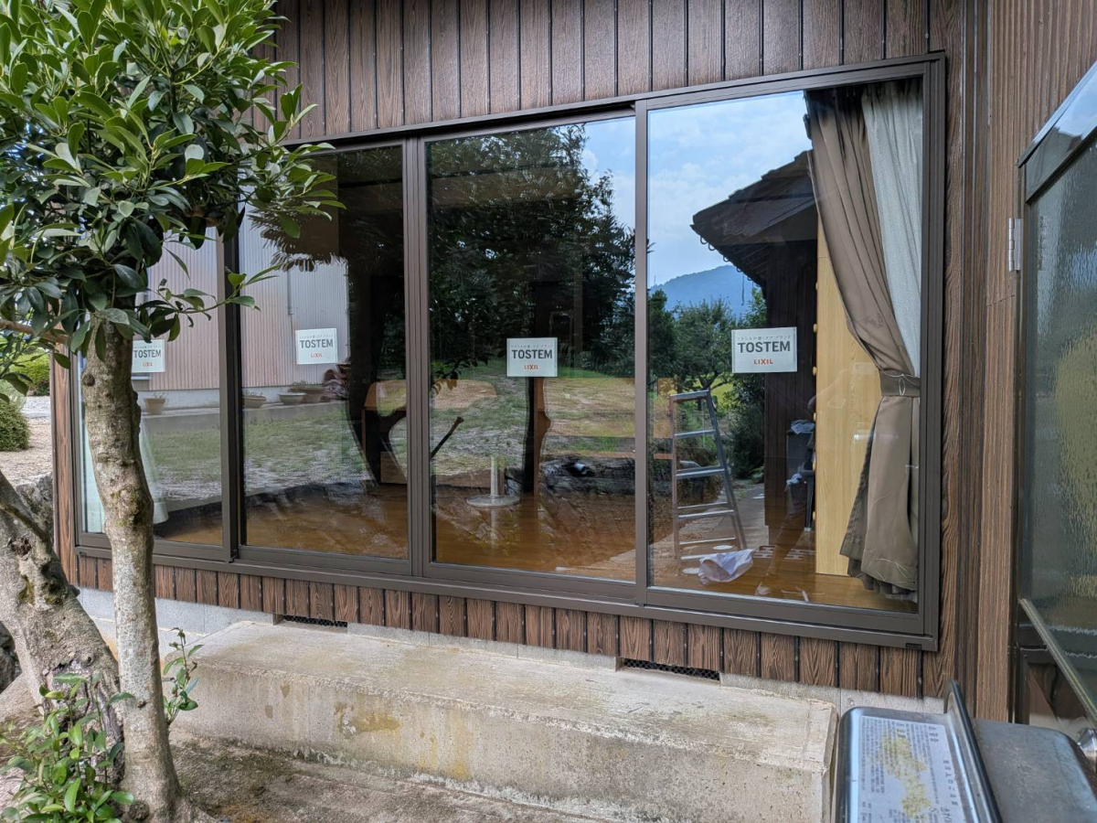 大西アルミ建材 京丹後店の窓が大きくて暑い~寒い~の施工後の写真2