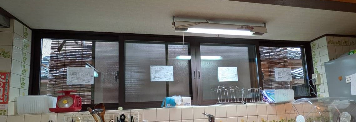 大西アルミ建材 京丹後店の遮熱対策に内窓設置の施工後の写真1