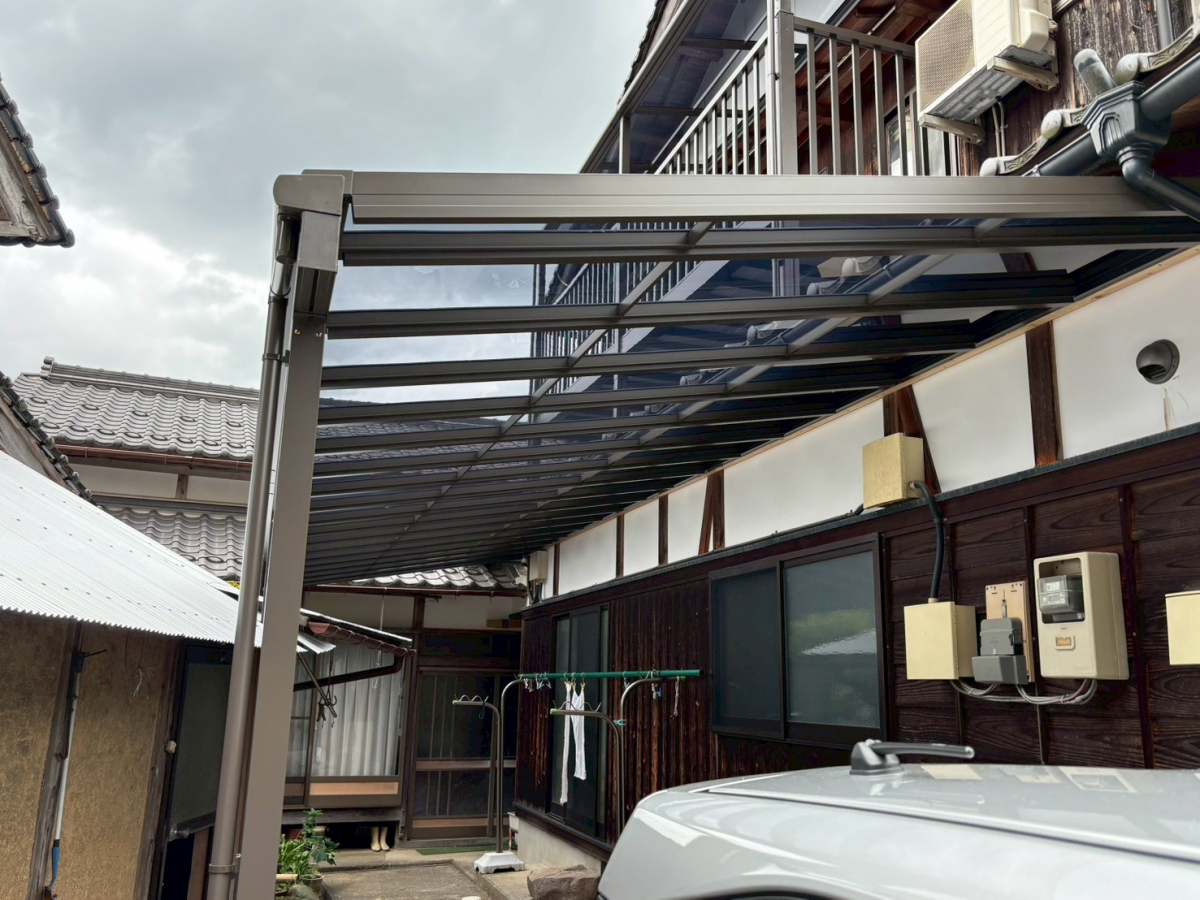 大西アルミ建材 京丹後店の便利なスペース出来ましたの施工後の写真1