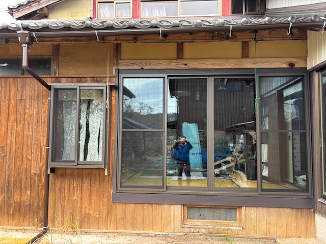 大西アルミ建材 京丹後店の今年度最後の補助金ご利用のお客様！来年度も補助金継続決定！の施工前の写真2