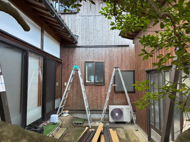 大西アルミ建材 京丹後店の快適スペース出来ましたの施工前の写真1