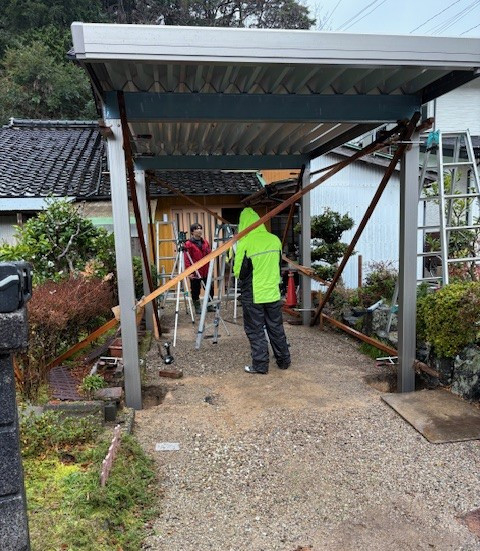 大西アルミ建材 京丹後店の間に合って良かった😊大助かり～の施工前の写真2