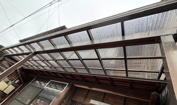 大西アルミ建材 京丹後店の大雪被害増えてますの施工後の写真2