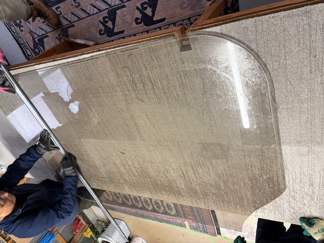 大西アルミ建材 京丹後店の丸くカットしますよの施工前の写真2