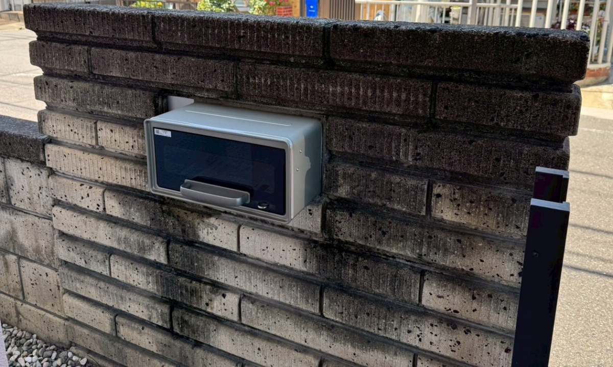 トラス軽金属販売 津島店のポスト交換工事📭の施工後の写真2