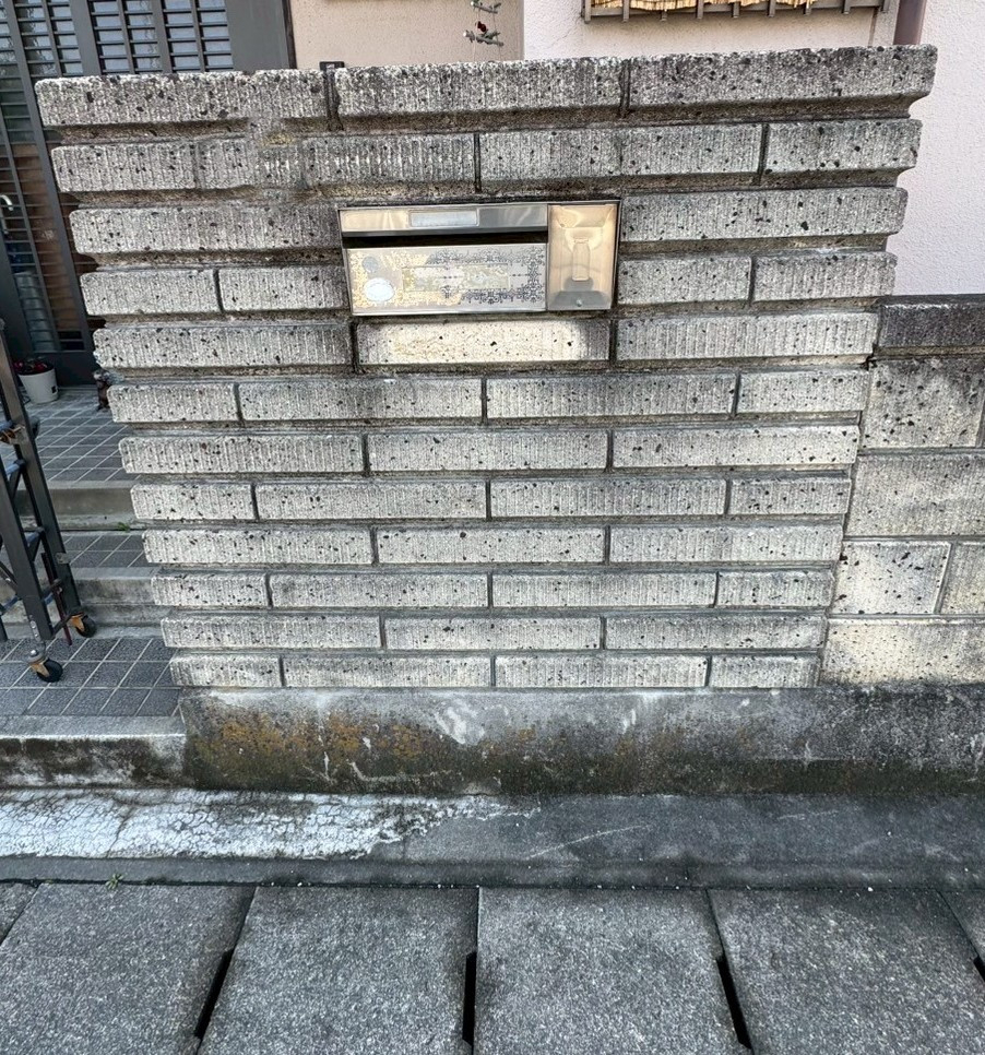 トラス軽金属販売 津島店のポスト交換工事📭の施工前の写真1