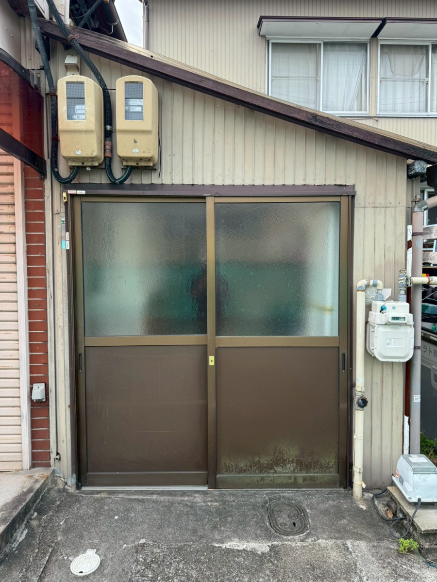 トラス軽金属販売 津島店の【施工事例】引戸リフォームで毎日快適に!の施工前の写真1