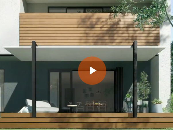 ナガオカ産業の【柏市】シンプルで美しいテラス屋根で、デッキの使い勝手が向上しました。（LIXILテラスSC)の施工事例詳細写真1