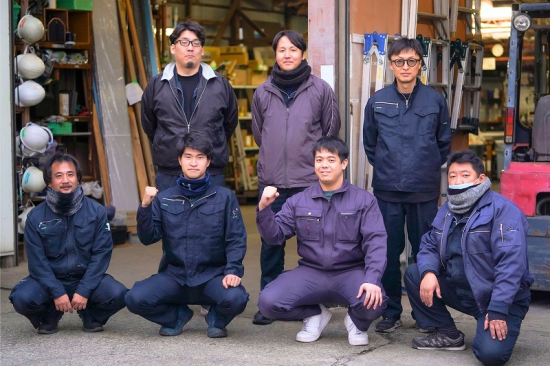 太田、佐藤、飯島、木村、舘山、橋元、上原の写真