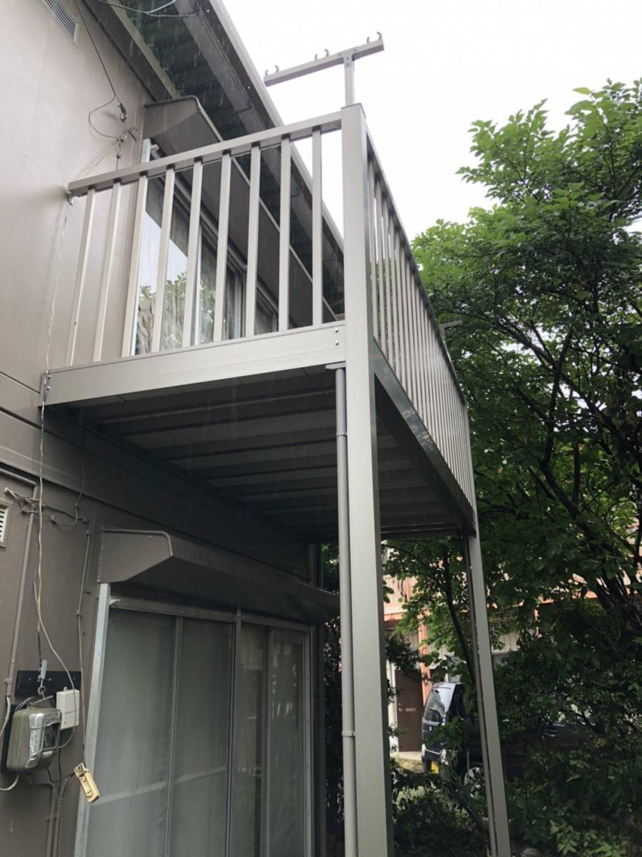 円谷トーヨー住器のバルコニー設置／新しい空間が出来ました！の施工後の写真1