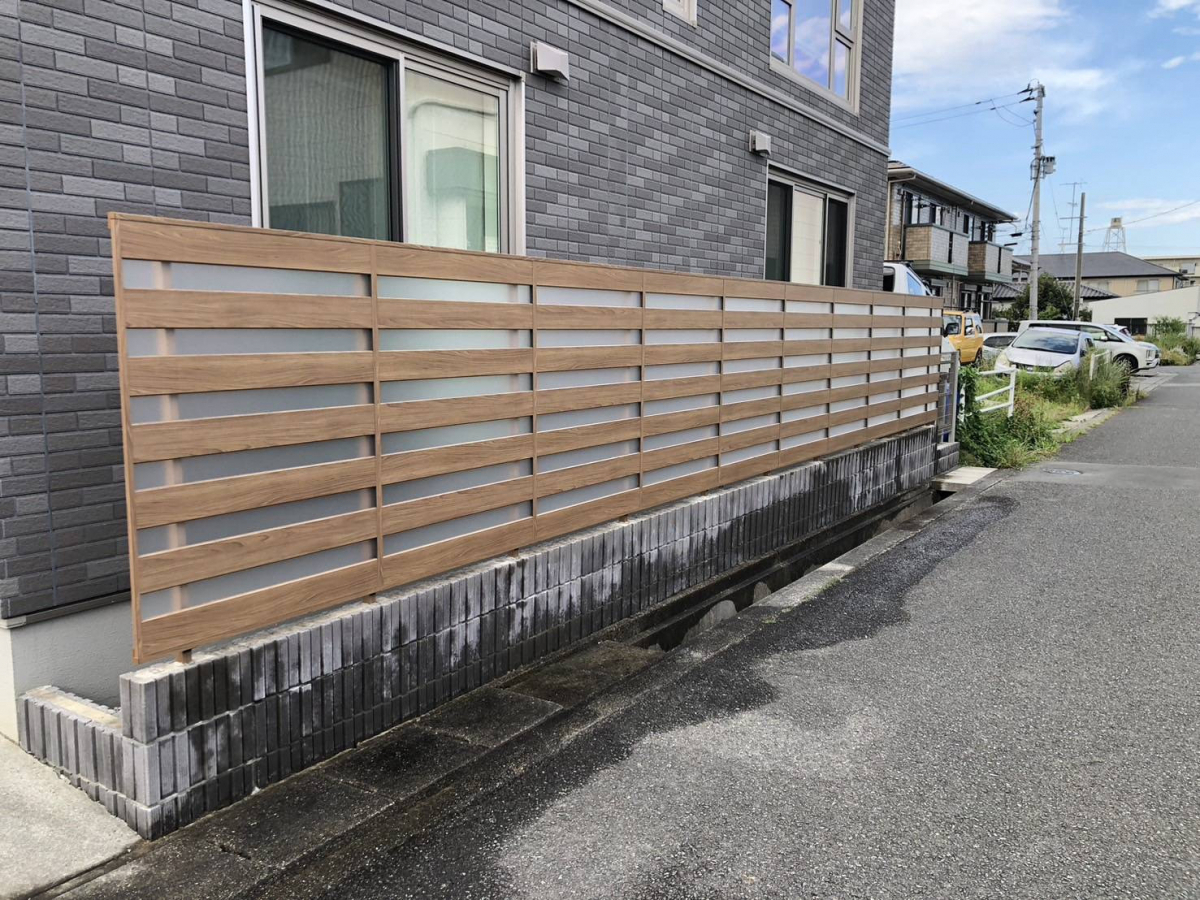 円谷トーヨー住器のフェンス工事の施工後の写真3