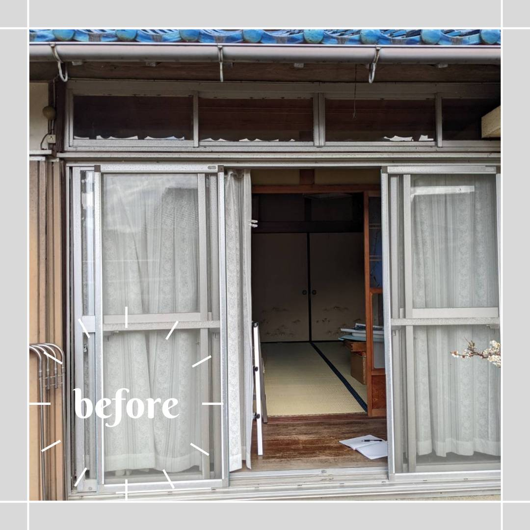 サンセブンの古くなった窓と雨戸の交換で機能性もアップしました！の施工前の写真2