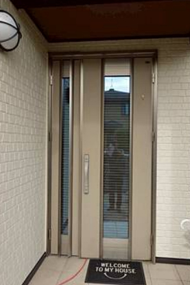 サンセブンの木の温もりを玄関に　断熱と癒しの空間の施工前の写真1