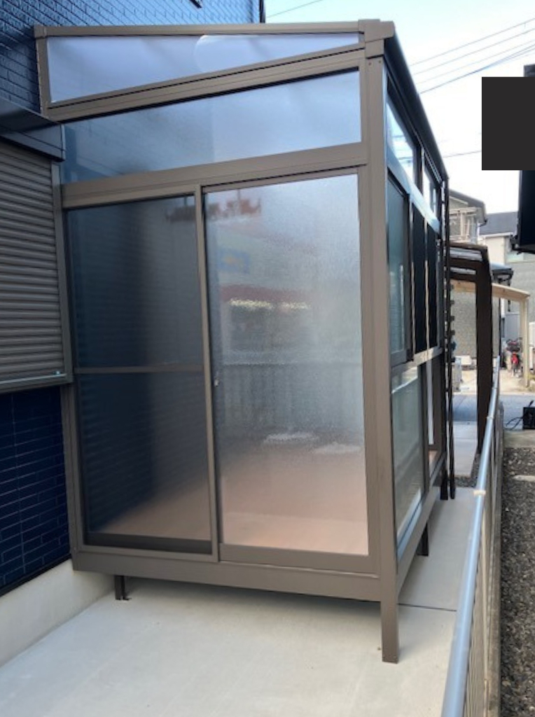 サンセブンの雨でも洗濯安心！サンルームで家事ラクの施工後の写真1