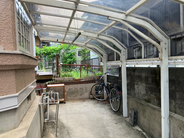 サンセブンのカーポートの耐久年数ご存じですか？の施工前の写真1