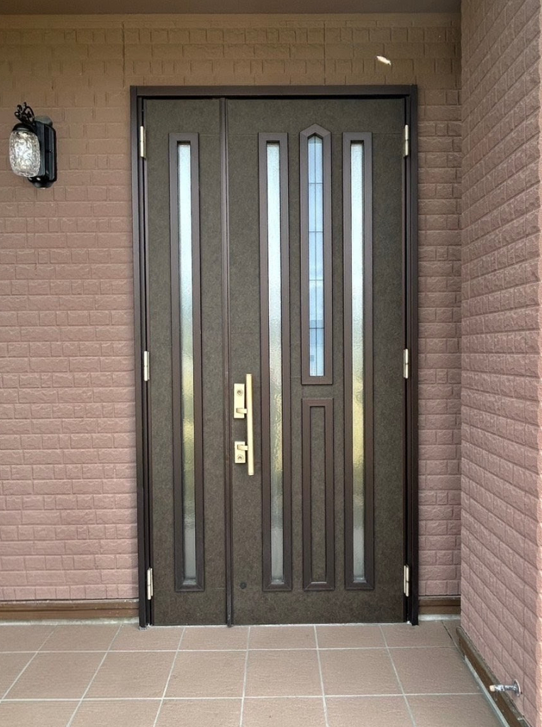 サンセブンの1日で玄関が変わる！スマートキーで毎日快適にの施工前の写真1