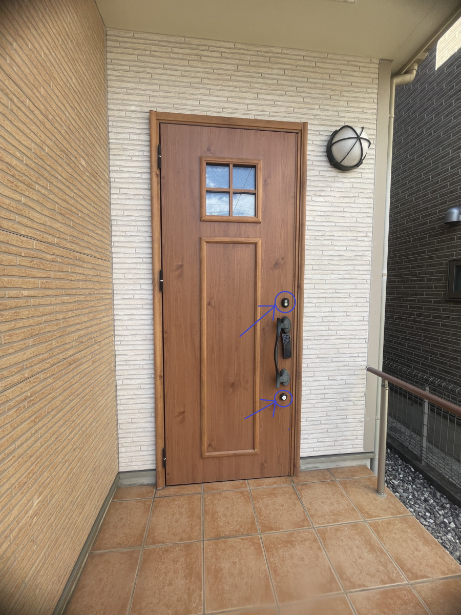 東名住建 守山の【名古屋市守山区】玄関ドアの鍵がスムーズに抜き差しできないの施工後の写真3