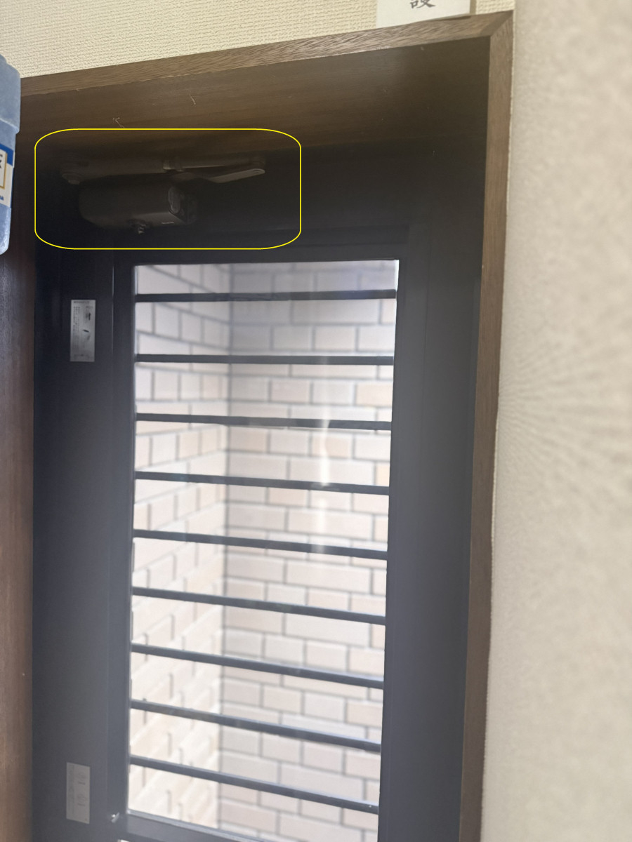 東名住建 守山の【海部郡】ドアがゆっくり閉まらなくなったの施工前の写真1