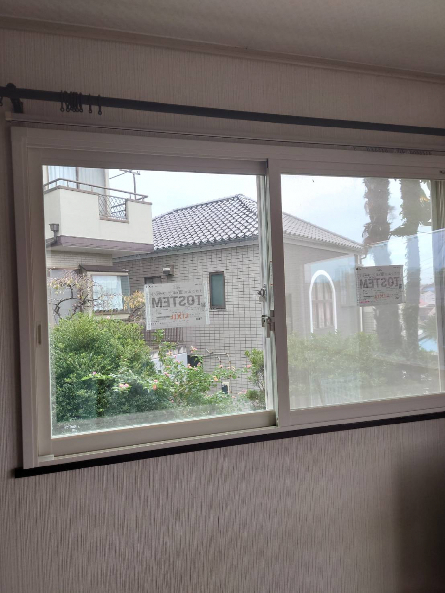 杉本ガラス建材の横浜市南区　内窓設置工事【インプラス取付工事】の施工後の写真1