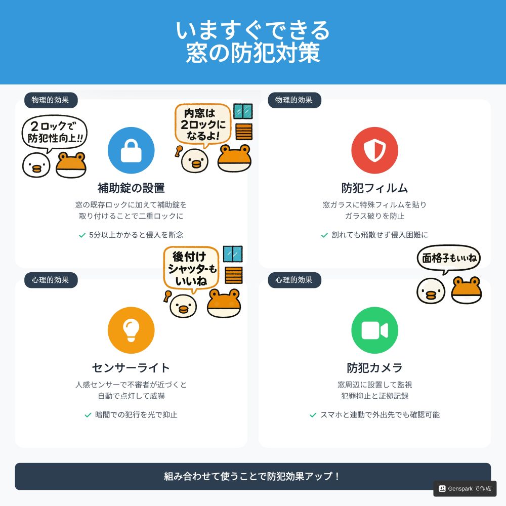 窓の防犯対策 フクイM&Cのブログ 写真2