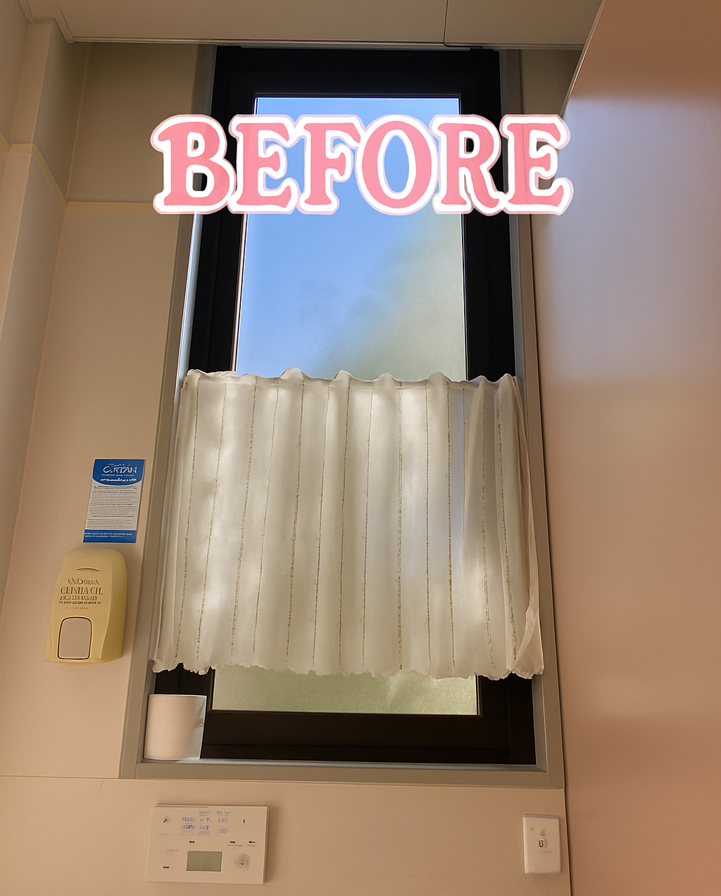 職場の女子トイレに内窓施工 フクイM&Cのブログ 写真3