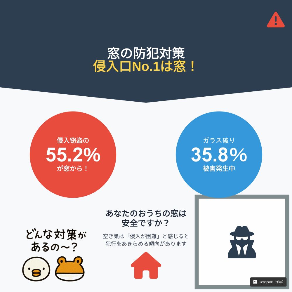窓の防犯対策 フクイM&Cのブログ 写真1
