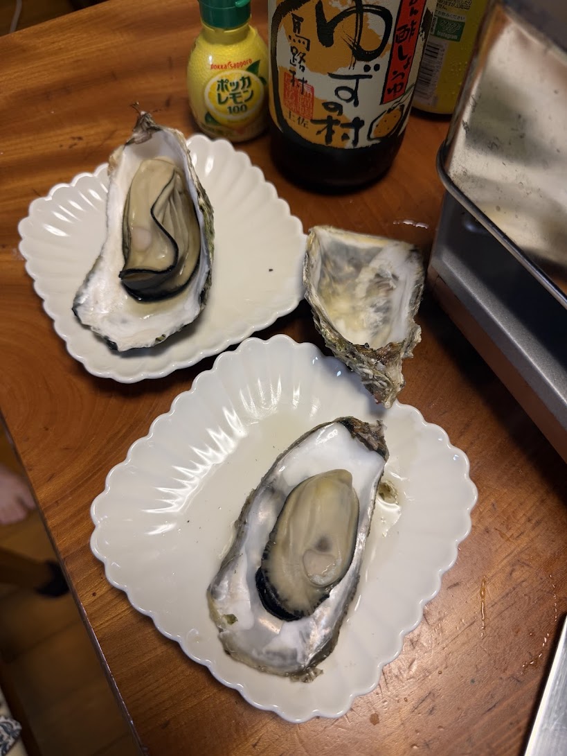 愛南町の牡蠣をいただきました。 土佐トーヨー住器のブログ 写真5
